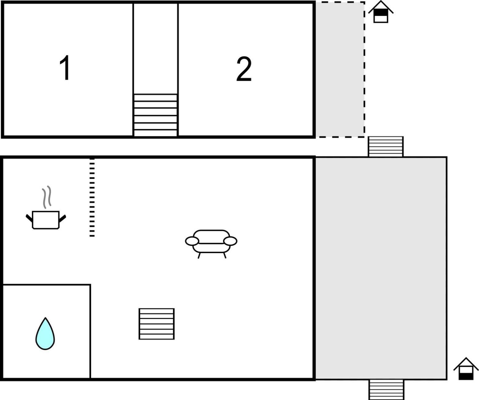Lovely Home In Mragowo With Kitchenette Kosewo  Εξωτερικό φωτογραφία
